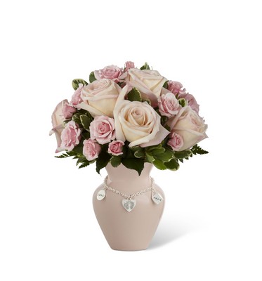 The FTD Mother's Charm™ Rose Bouquet - Girl